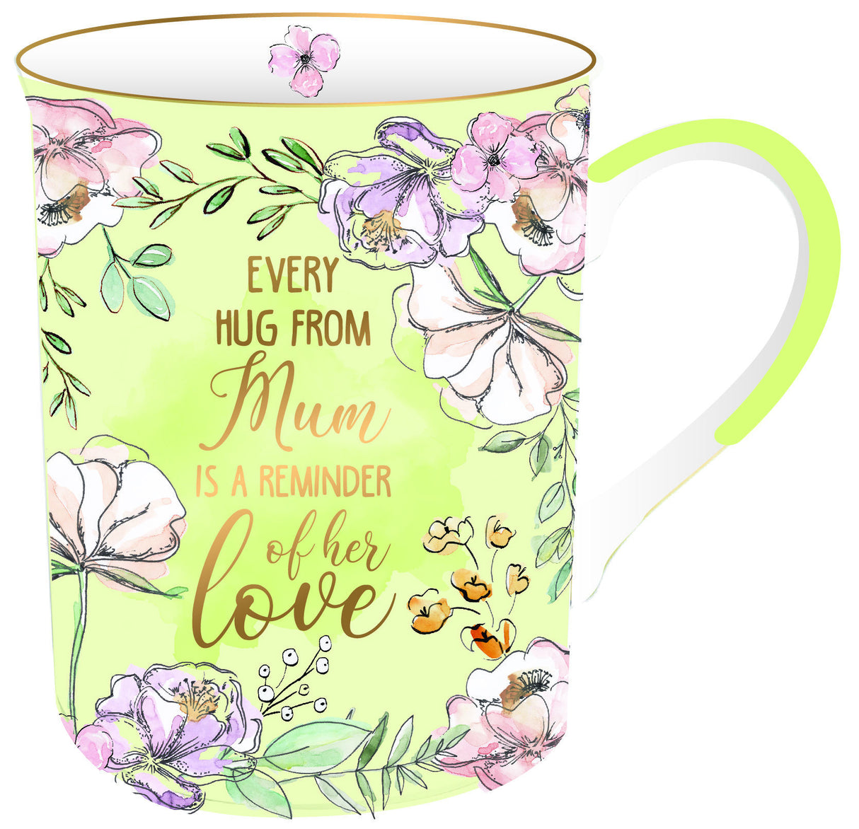 INSPIRATION MUG - EVERY HUG FROM MUM LOVE (360ML)