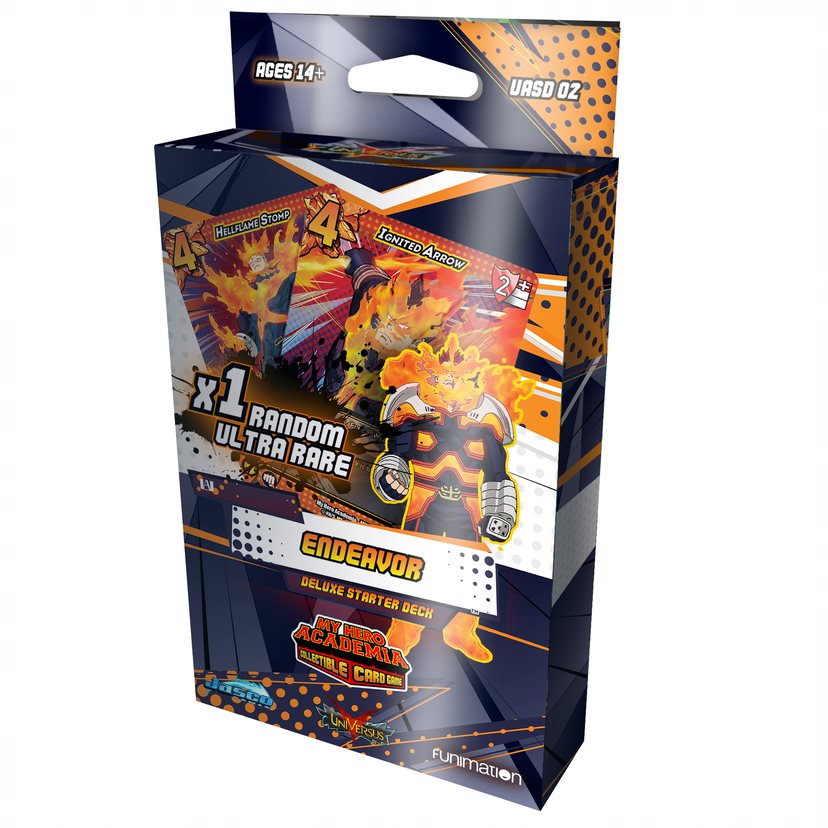 UniVersus My Hero Academia: Heroes Clash Starter Deck Display - Endeavor