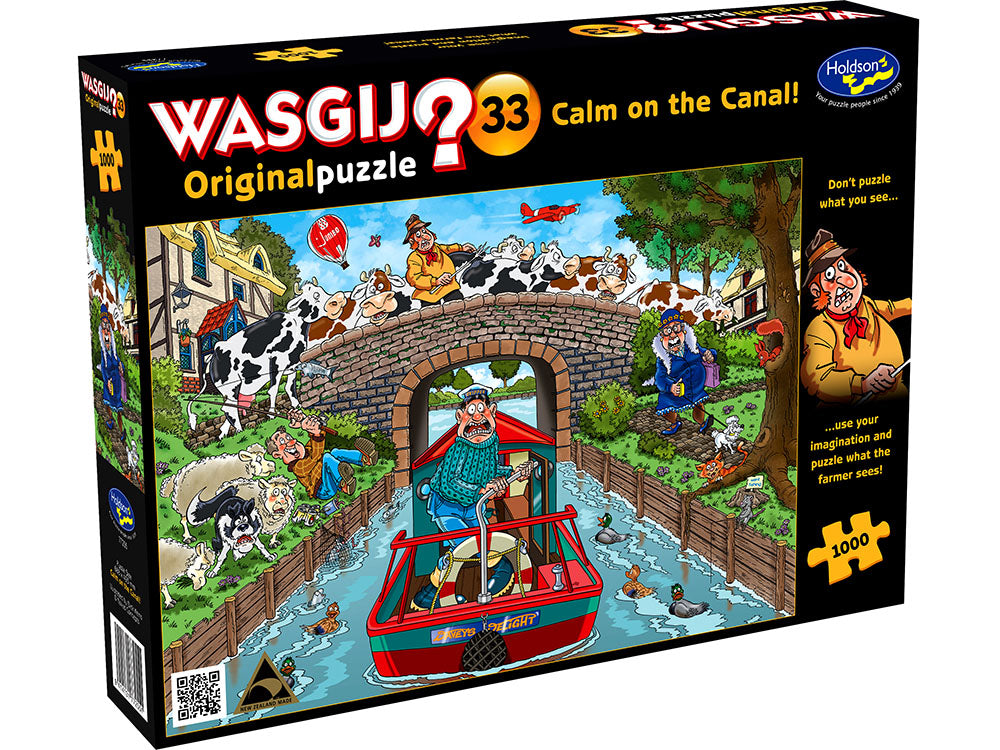 Puzzle - Holdson - Wasgij? - Original - #33 - Calm on the Canal 1000pc