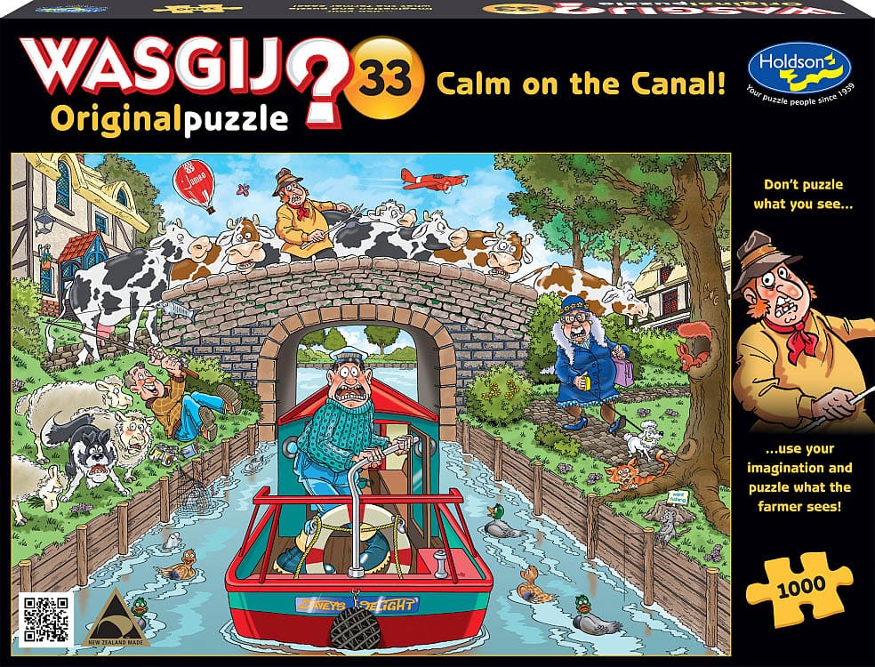 Puzzle - Holdson - Wasgij? - Original - #33 - Calm on the Canal 1000pc