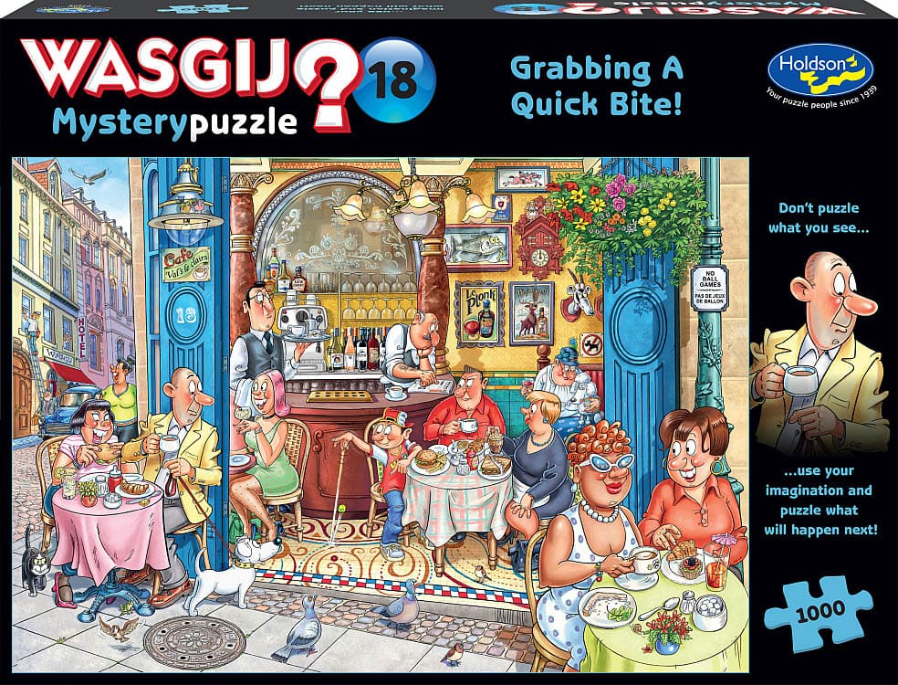 Puzzle - Holdson - Wasgij? - Mystery - #18 - Grabbing a Quick Bite 1000pc