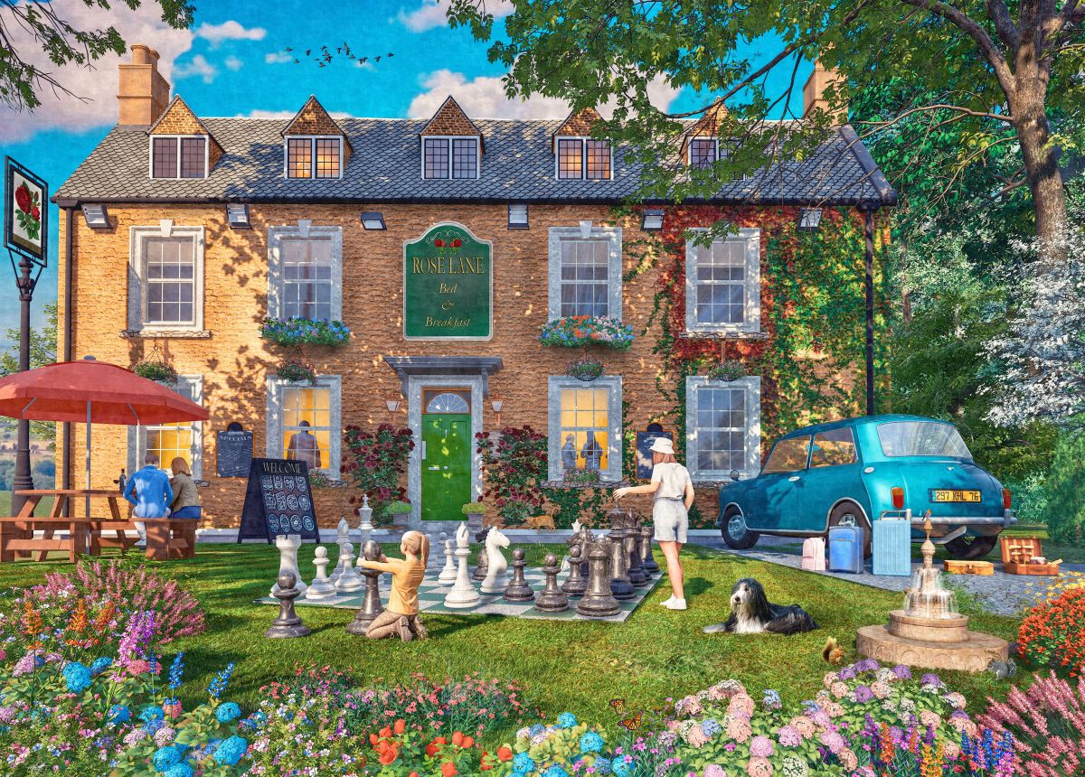 Bed & Breakfast Rose Lane Holdson 1000pc Jigsaw Puzzle