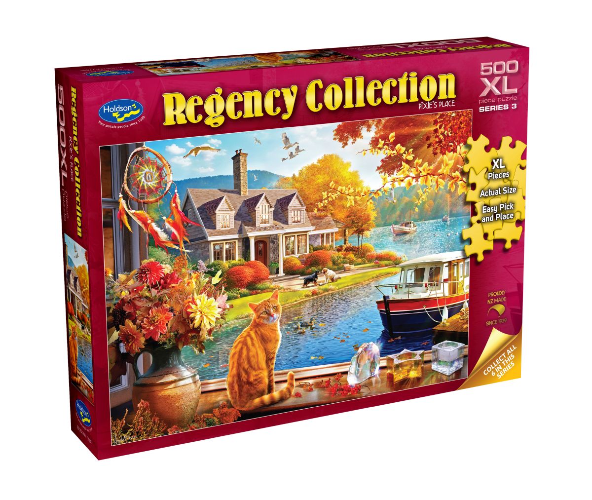 Holdson - Regency Series 3 - Pixie's Place - 500 Piece XL - Jigsaw Puzzle