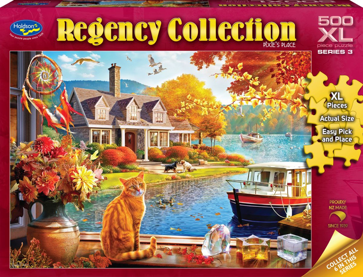 Holdson - Regency Series 3 - Pixie's Place - 500 Piece XL - Jigsaw Puzzle