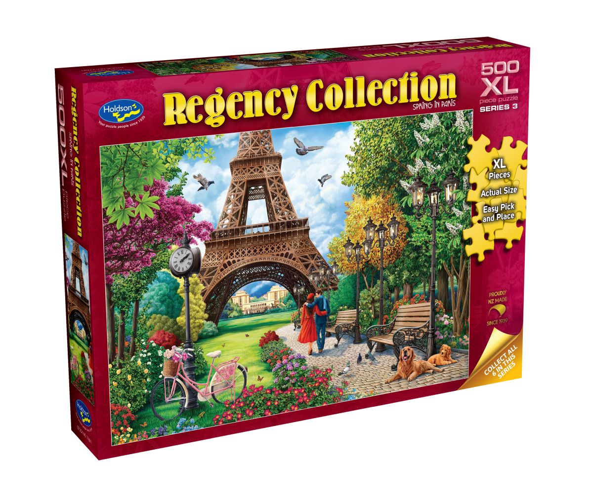 Holdson - Regency Series 3 - Spring in Paris - 500 Piece XL - Jigsaw Puzzle