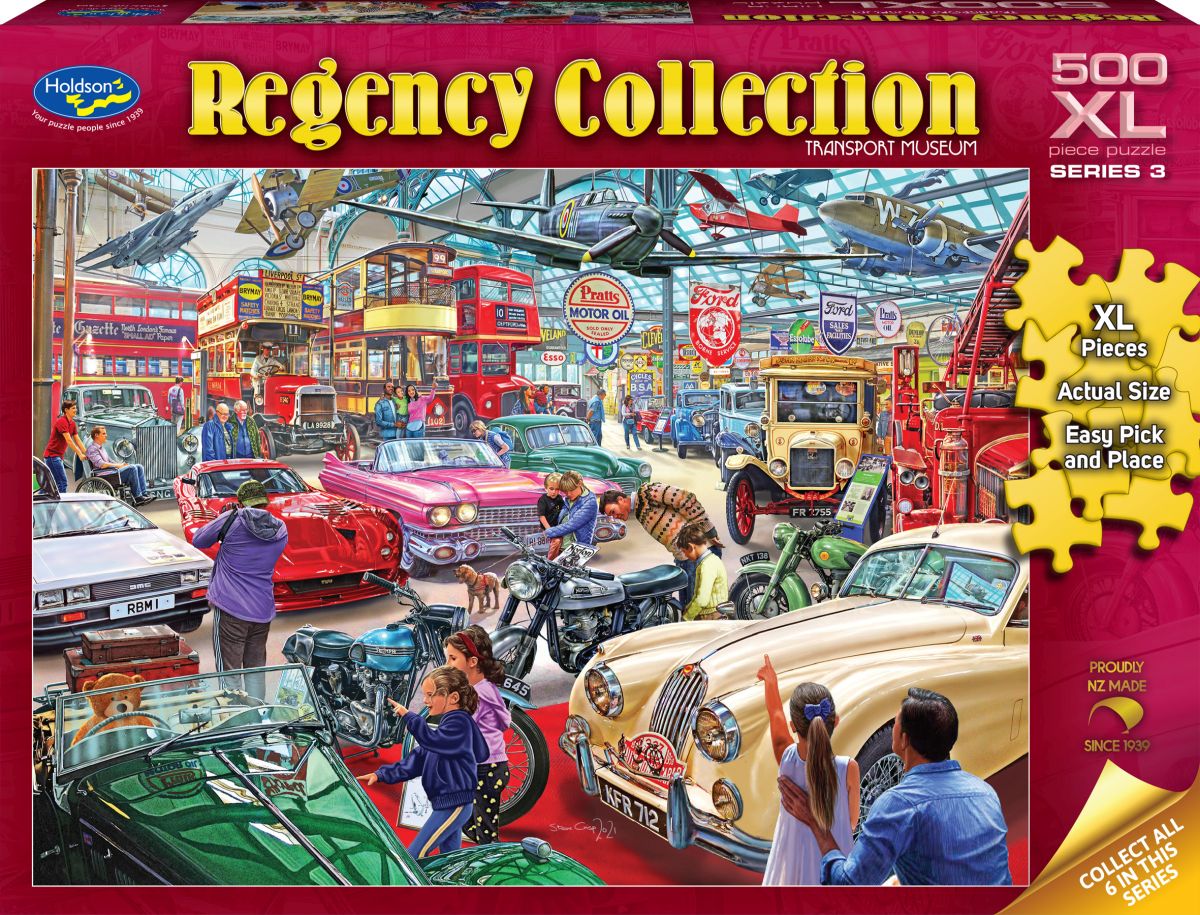 Holdson - Regency Series 3 - Transport Museum - 500 Piece XL - Jigsaw Puzzle
