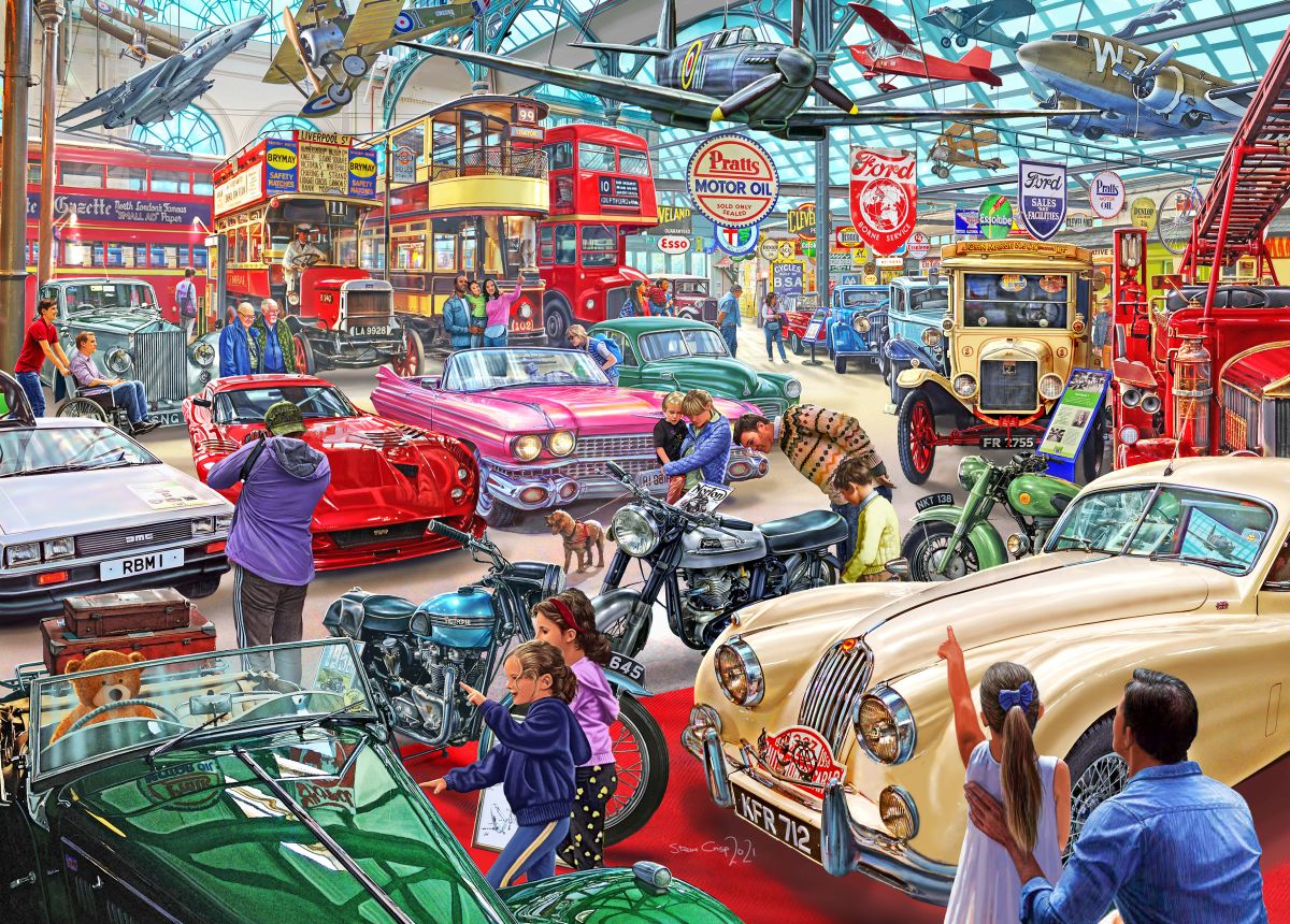 Holdson - Regency Series 3 - Transport Museum - 500 Piece XL - Jigsaw Puzzle