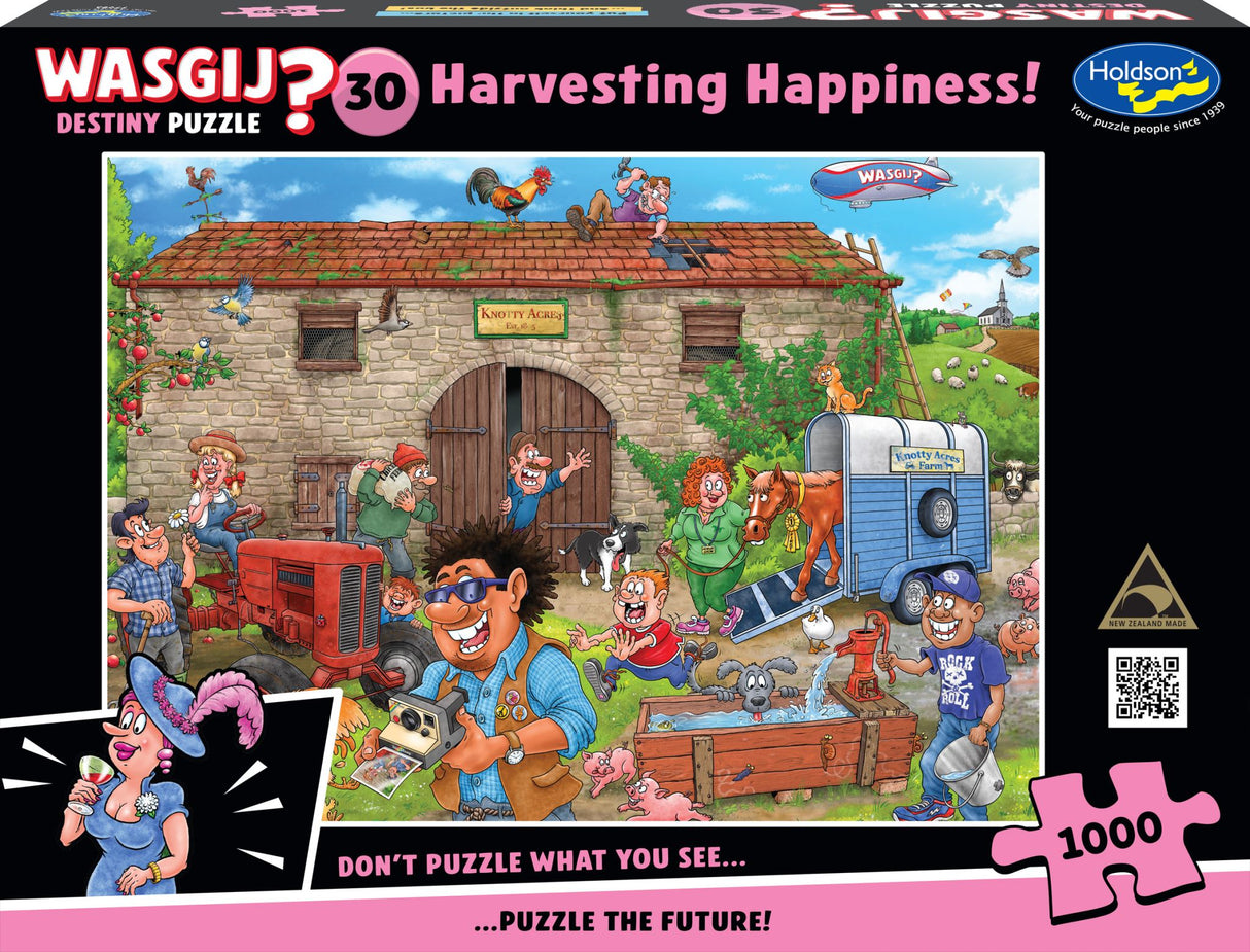Wasgij? Destiny #30 Harvesting Happiness Holdson 1000pc Jigsaw Puzzle