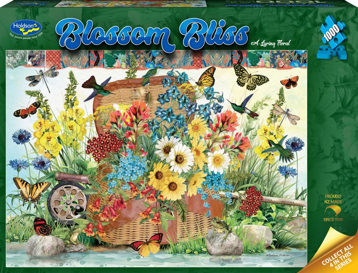 Blossom Bliss A-Luring Floral Holdson 1000pc Jigsaw Puzzle