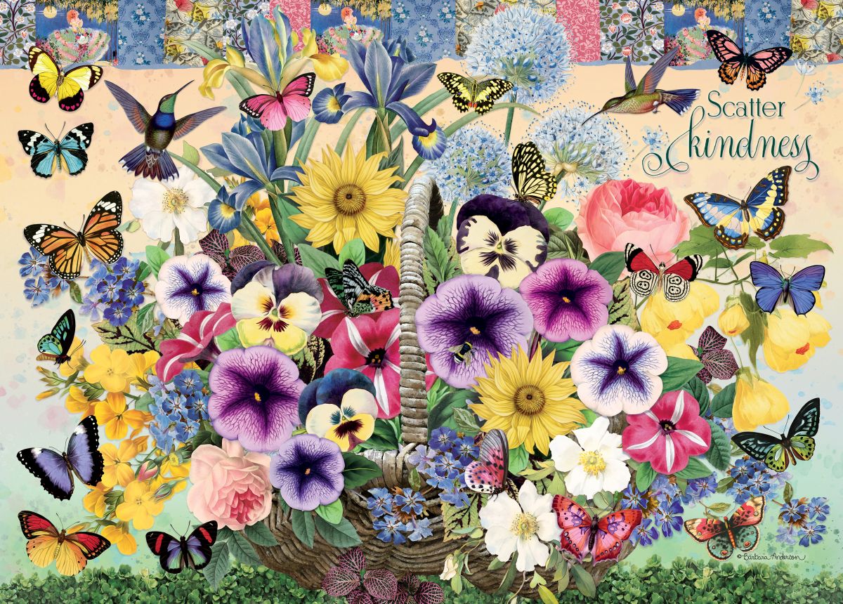 Blossom Bliss Scatter Kindness Holdson 1000pc Jigsaw Puzzle