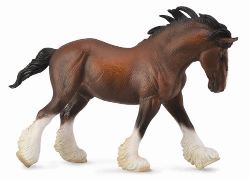Clydesdale Stallion Bay Figurine - Xl - CollectA