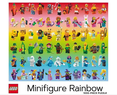 LEGO Minifigure Rainbow 1000-Piece Jigsaw Puzzle