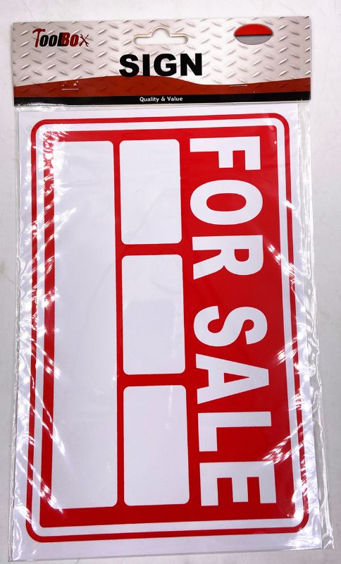 SIGN - FOR SALE 30CM (12 Units)