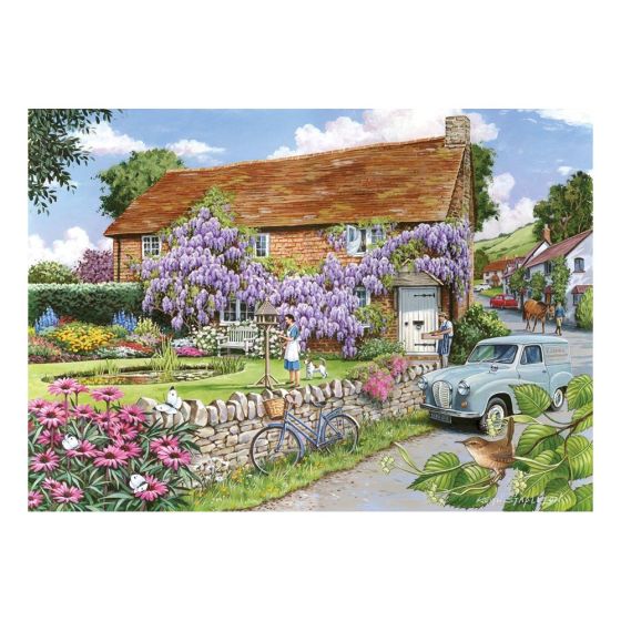 Wisteria Cottage - Big 250 Piece Puzzle - House of Puzzles