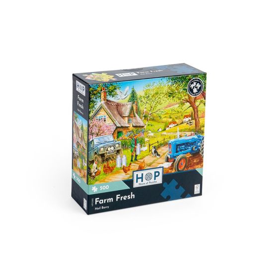 Farm Fresh - 500 Piece Puzzle - House of Puzzles