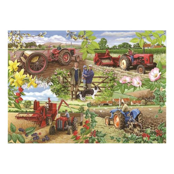 Farming Year - 1000 Piece Puzzle - House of Puzzles