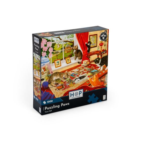 Puzzling Paws - 1000 Piece Puzzle - House of Puzzles