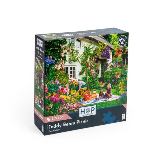 Teddy Bears Picnic - Big 500 Piece Puzzle - House of Puzzles