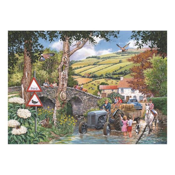 Fergie At The Ford - 1000 Piece Puzzle - House of Puzzles