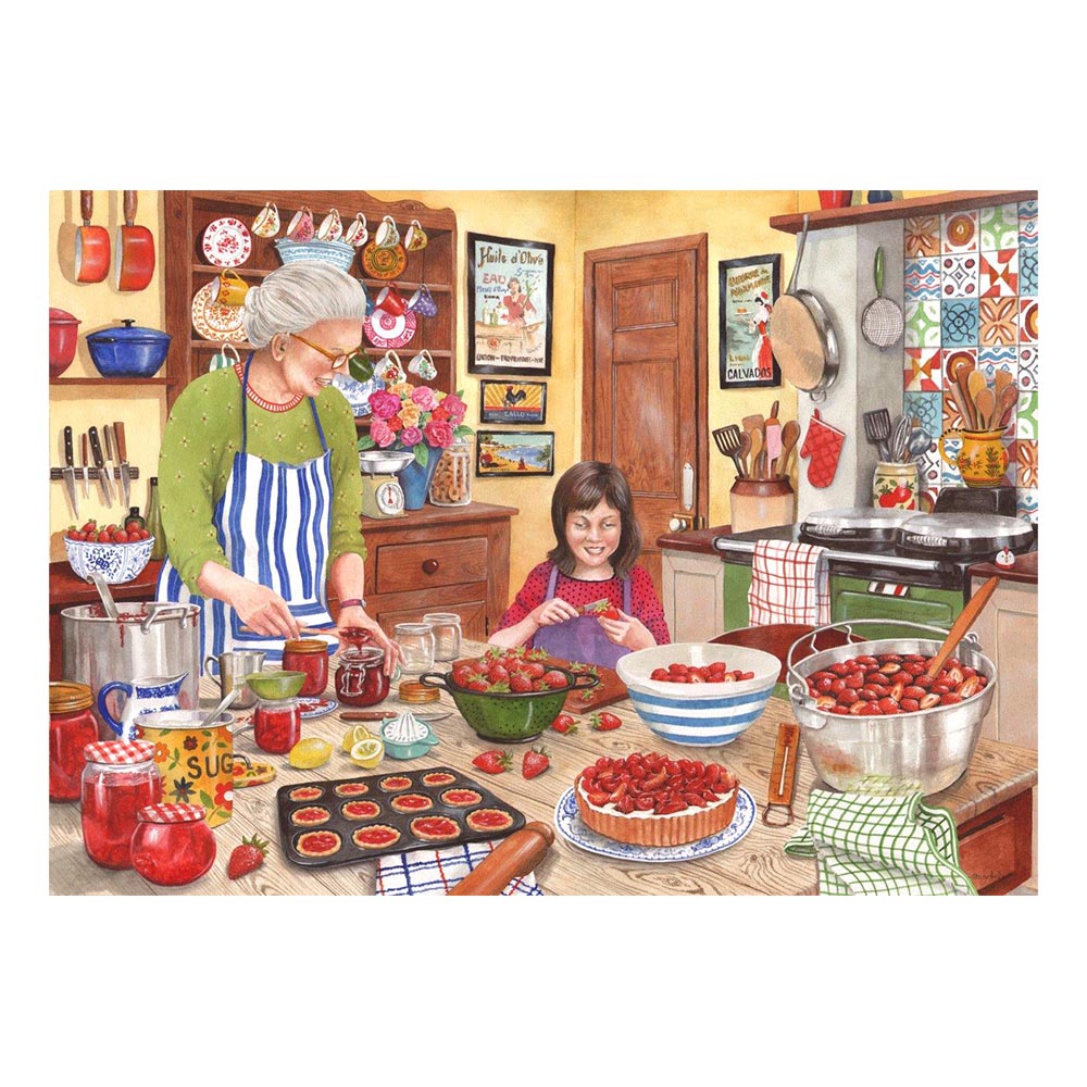 House of Puzzles Strawberry Jam - BIG 250 Piece Puzzle