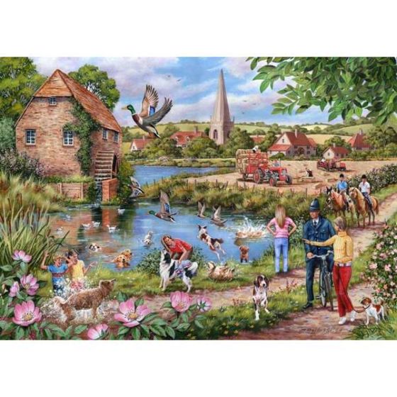 Doggy Paddle - 1000 Piece Puzzle - House of Puzzles