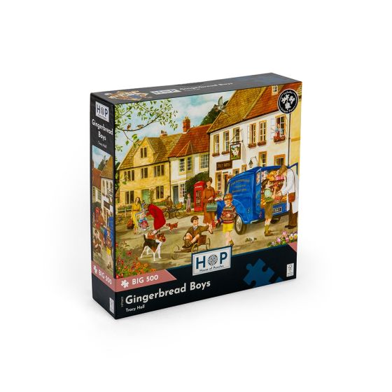 Gingerbread Boys - Big 500 Piece Puzzle - House of Puzzles