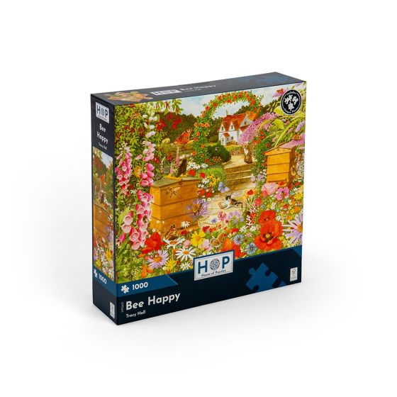 Bee Happy - 1000 Piece Puzzle - House of Puzzles