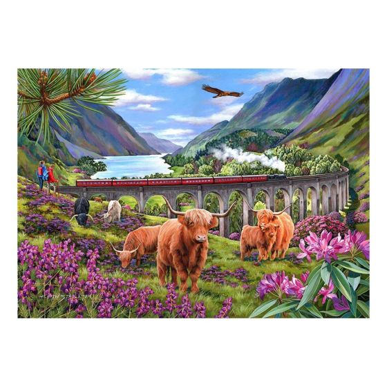 Glenfinnan Ladies - Big 500 Piece Puzzle - House of Puzzles