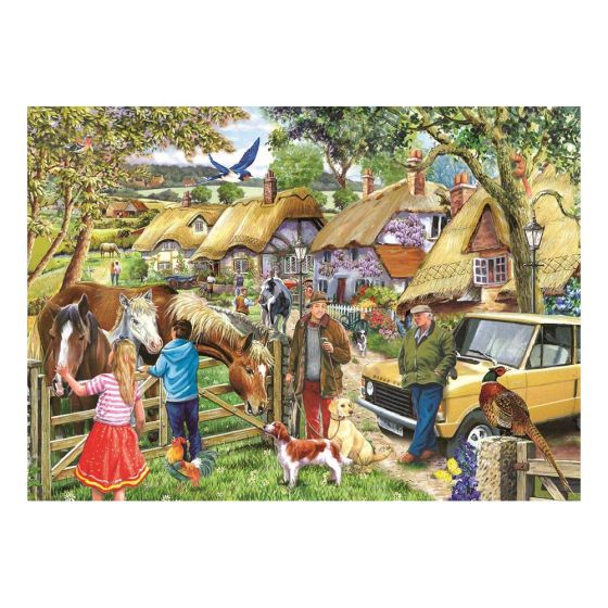 Horses & Hounds - Big 500 Piece Puzzle - House of Puzzles