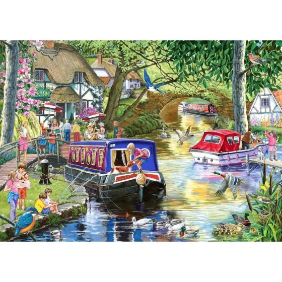 Summer On The River - 1000 Piece Puzzle - House of Puzzles