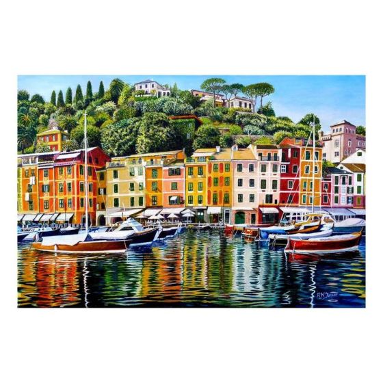 Portofino On Reflection - 1000 Piece Puzzle - House of Puzzles