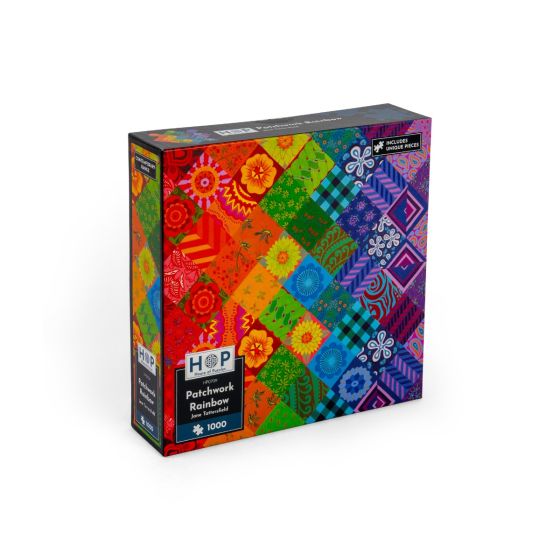 Patchwork Rainbow - 1000 Piece Puzzle - House of Puzzles
