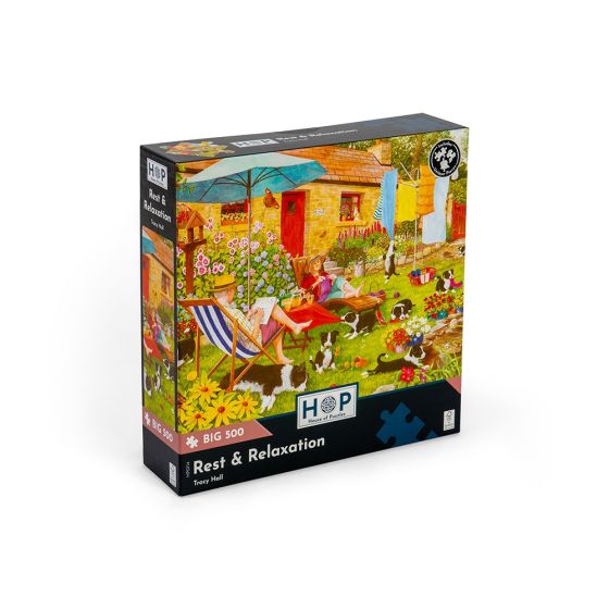 Rest & Relaxation - Big 500 Piece Puzzle - House of Puzzles