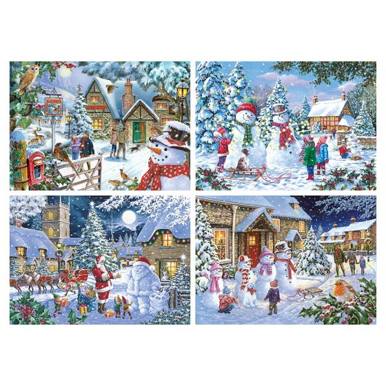 Let It Snow - 4 X 500 Piece Puzzle - House of Puzzles