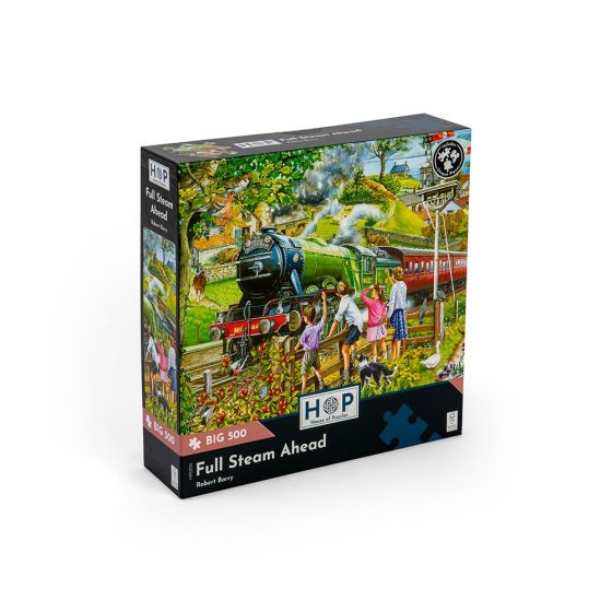 Full Steam Ahead - Big 500 Piece Puzzle - House of Puzzles