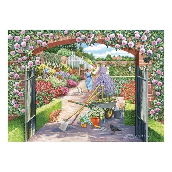 Walled Garden - Big 250 Piece Puzzle - House of Puzzles