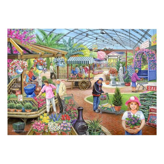 At The Garden Centre - 500 Piece Puzzle - House of Puzzles