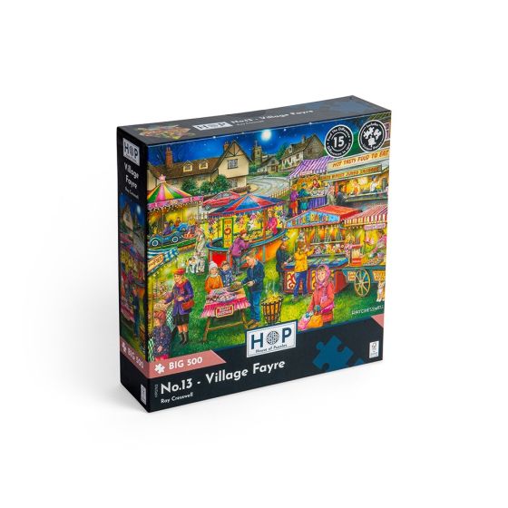 Village Fayre - Big 500 Piece Puzzle - House of Puzzles