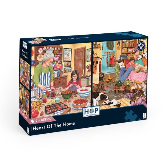 Heart Of The Home - 2 X Big 500 Piece Puzzle - House of Puzzles