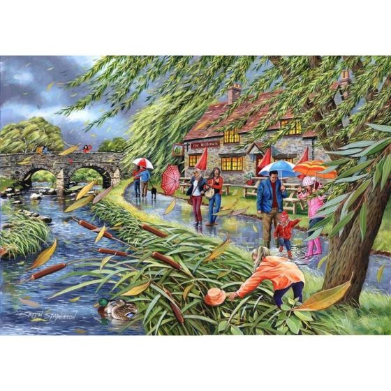 Wind At The Willows - 1000 Piece Puzzle - House of Puzzles