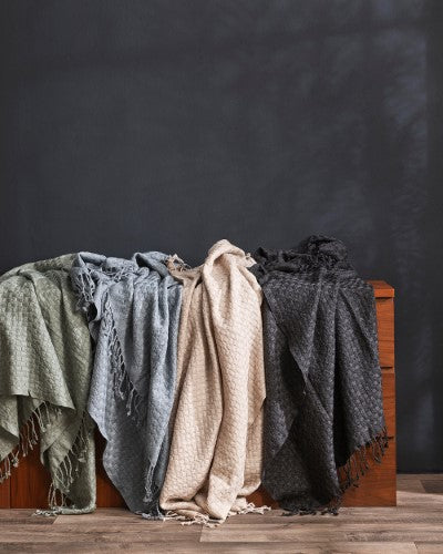 Throw - Capri Cloud Blue (125 x 150cm) - OLLO