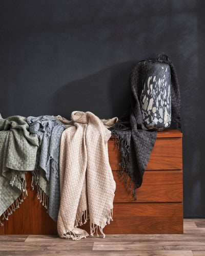 Throw - Capri Sage (125 x 150cm) - OLLO