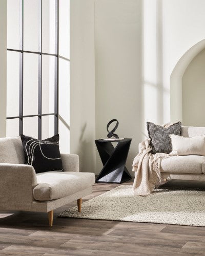 Cushion Cover - Loveline Black (50 x 50cm) - OLLO