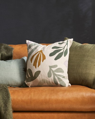 Cushion Cover- Ariana Sage (50 x 50cm) - OLLO