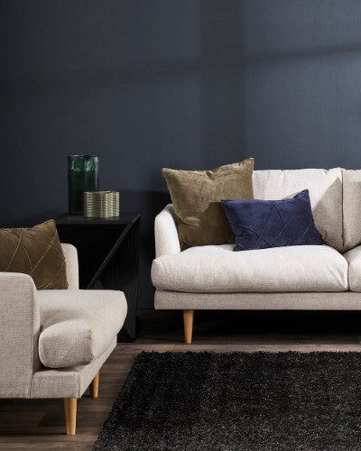 Cushion Cover - Alba Navy (35 x 50cm) - OLLO