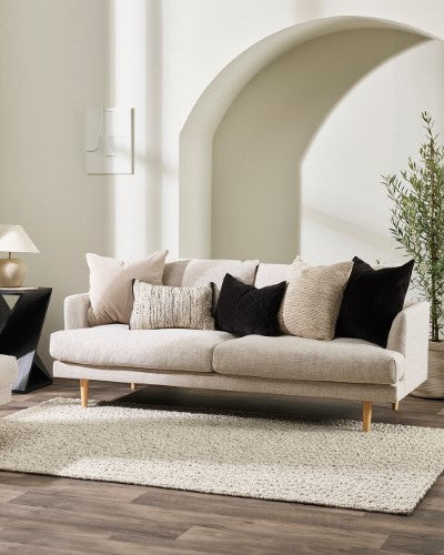 Cushion Cover - Oralie Black (50 x 50cm) - OLLO