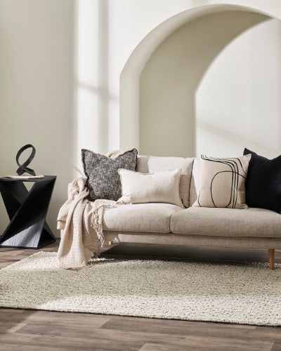 Throw - Capri Ecru (125 x 150cm) - OLLO