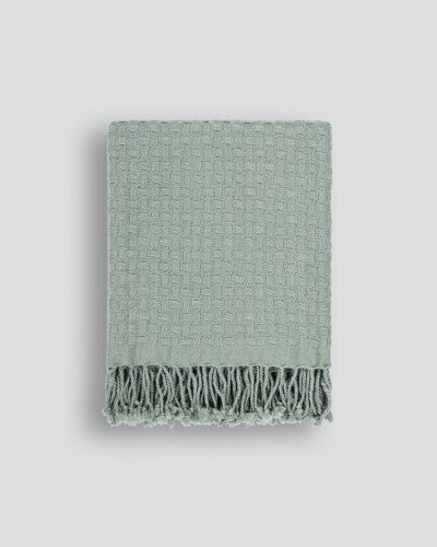 Throw - Capri Sage (125 x 150cm) - OLLO