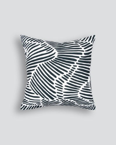Cushion Cover - Contours Black (50 x 50cm) - OLLO