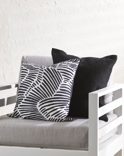 Cushion Cover - Contours Black (50 x 50cm) - OLLO